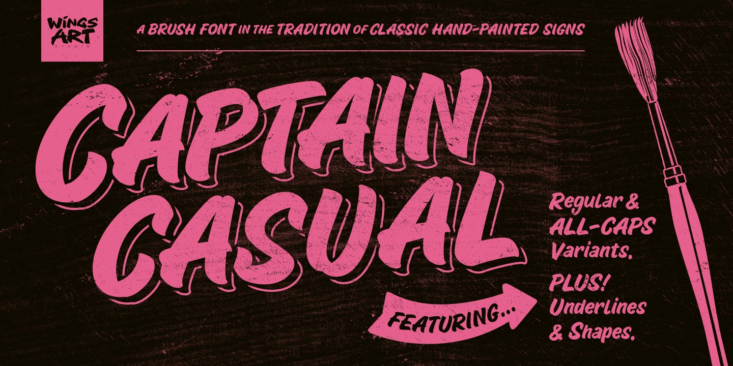 Шрифт Captain Casual