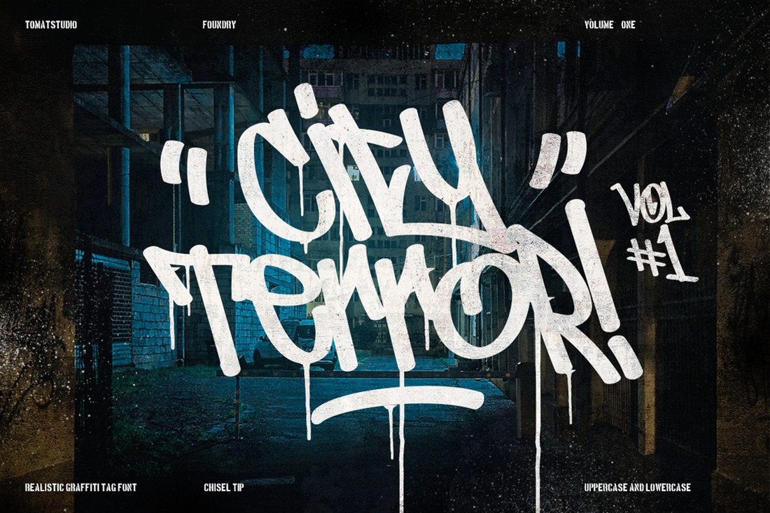 Шрифт City Terror Vol 1