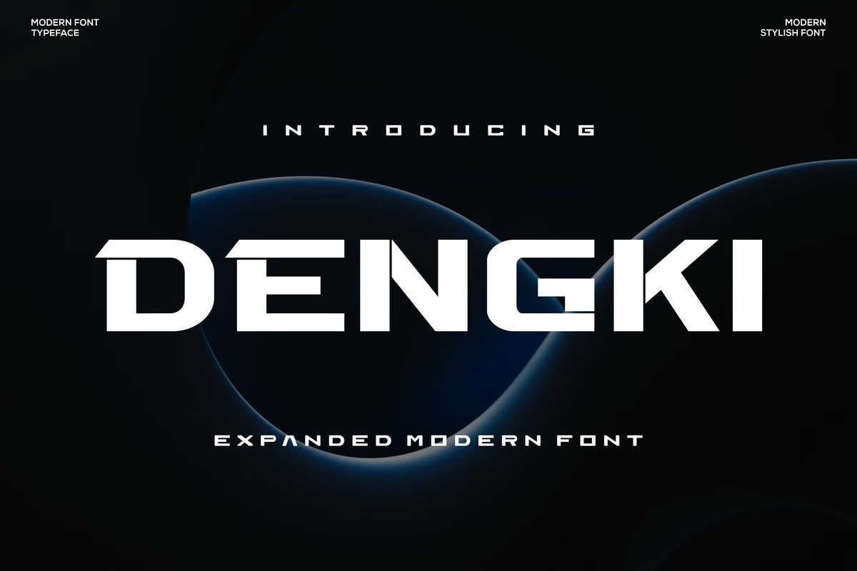 Шрифт Dengki