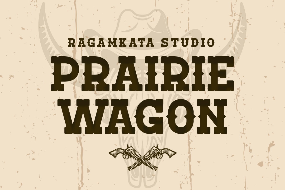 Шрифт Prairie Wagon