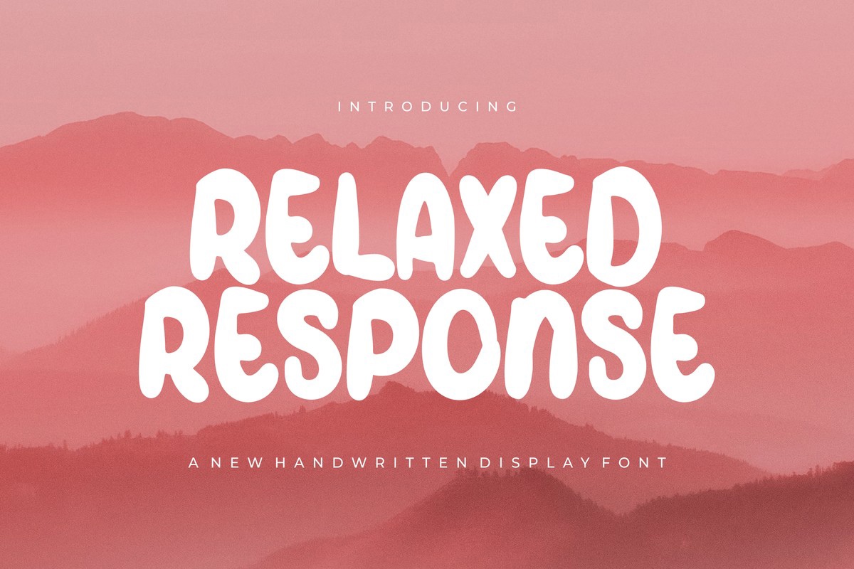 Шрифт Relaxed Response