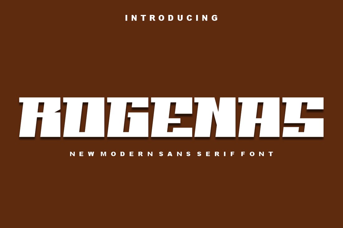 Шрифт Rogenas