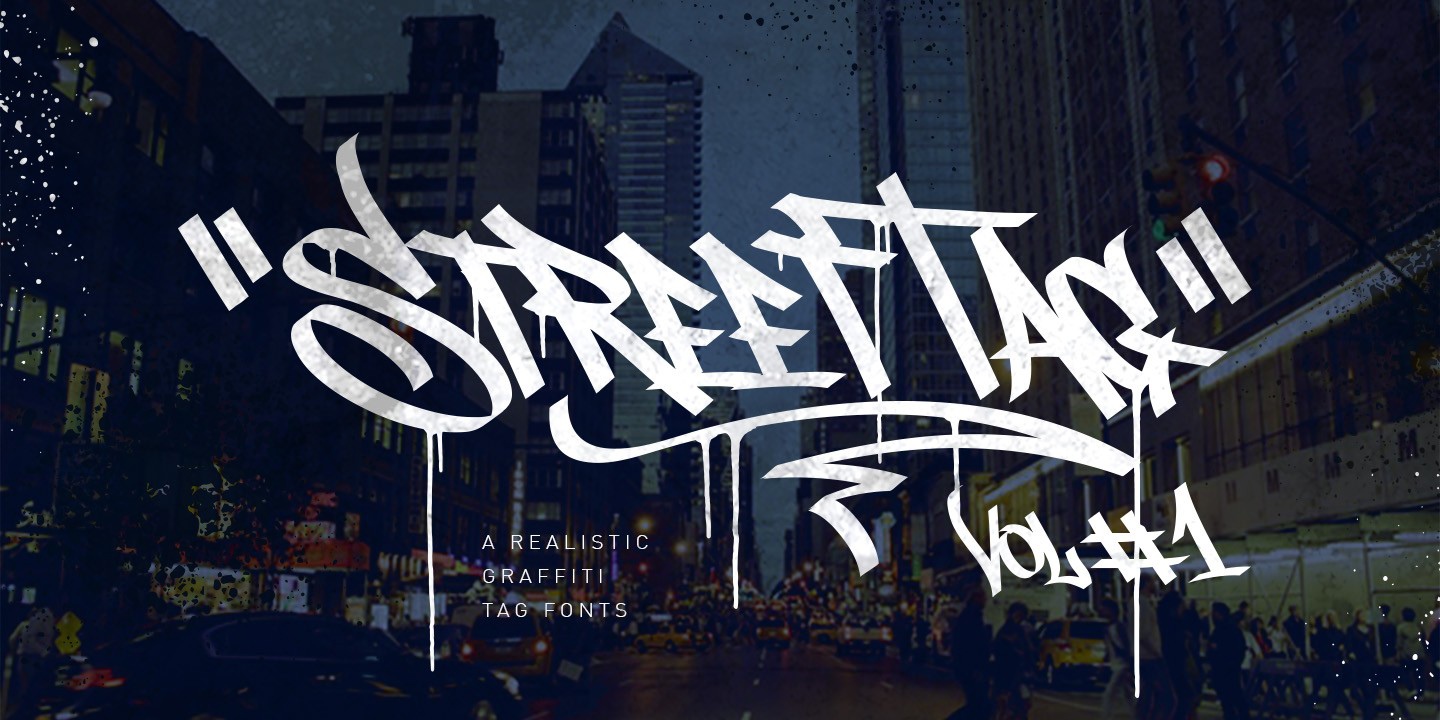 Шрифт Street Tag Vol 1