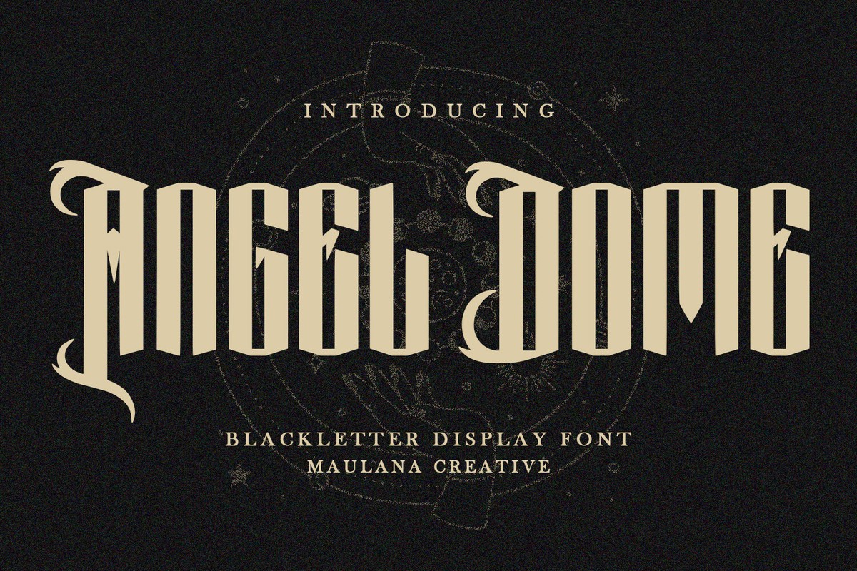 Шрифт Angel Dome