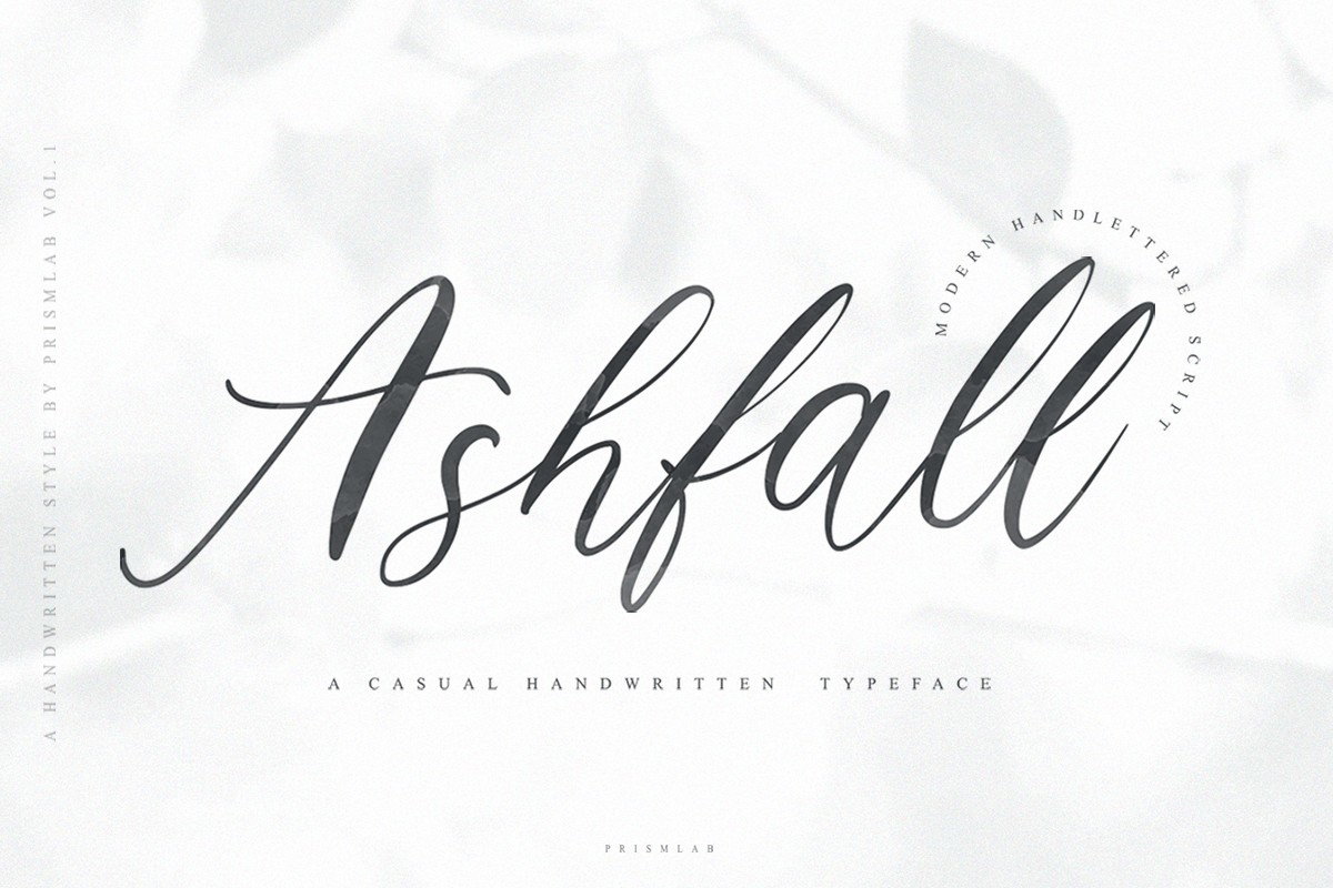 Шрифт Ashfall Script