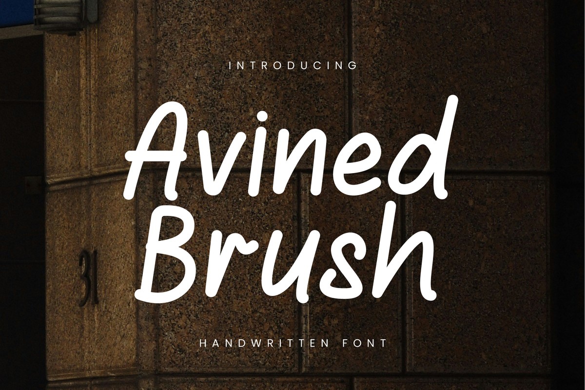 Шрифт Avined Brush