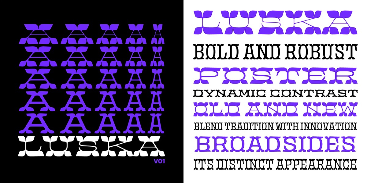 Шрифт Luska Variable