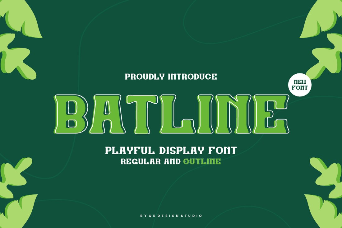 Шрифт Batline