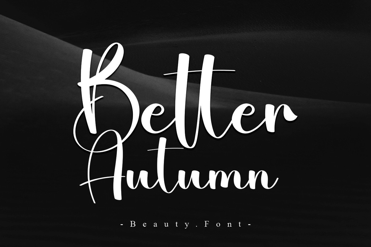 Шрифт Better Autumn