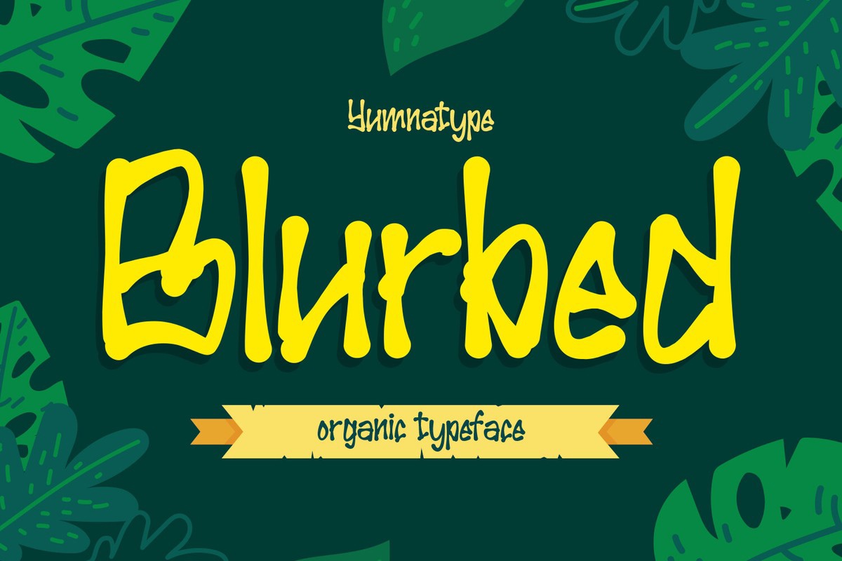 Шрифт Blurbed