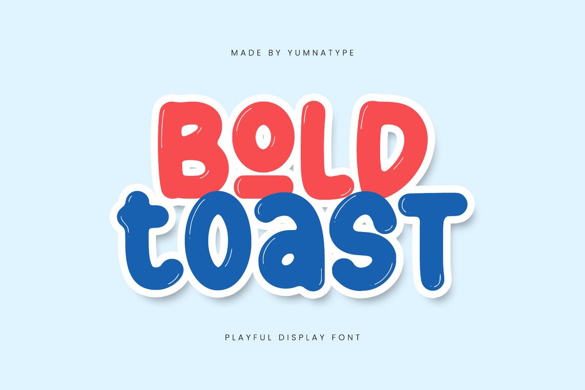 Шрифт Bold Toast