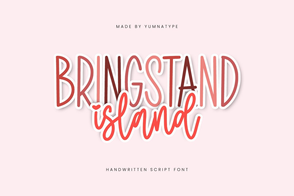 Шрифт Bringstand Island