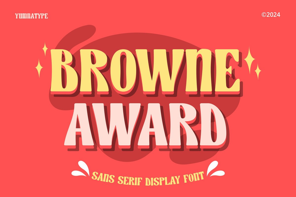 Шрифт Browne Award