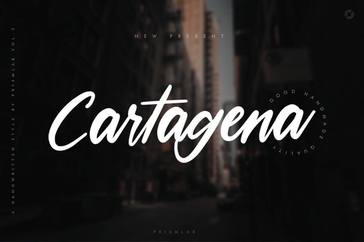 Шрифт Cartagena