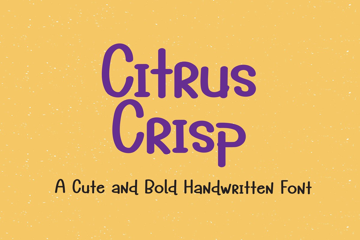 Шрифт Citrus Crisp