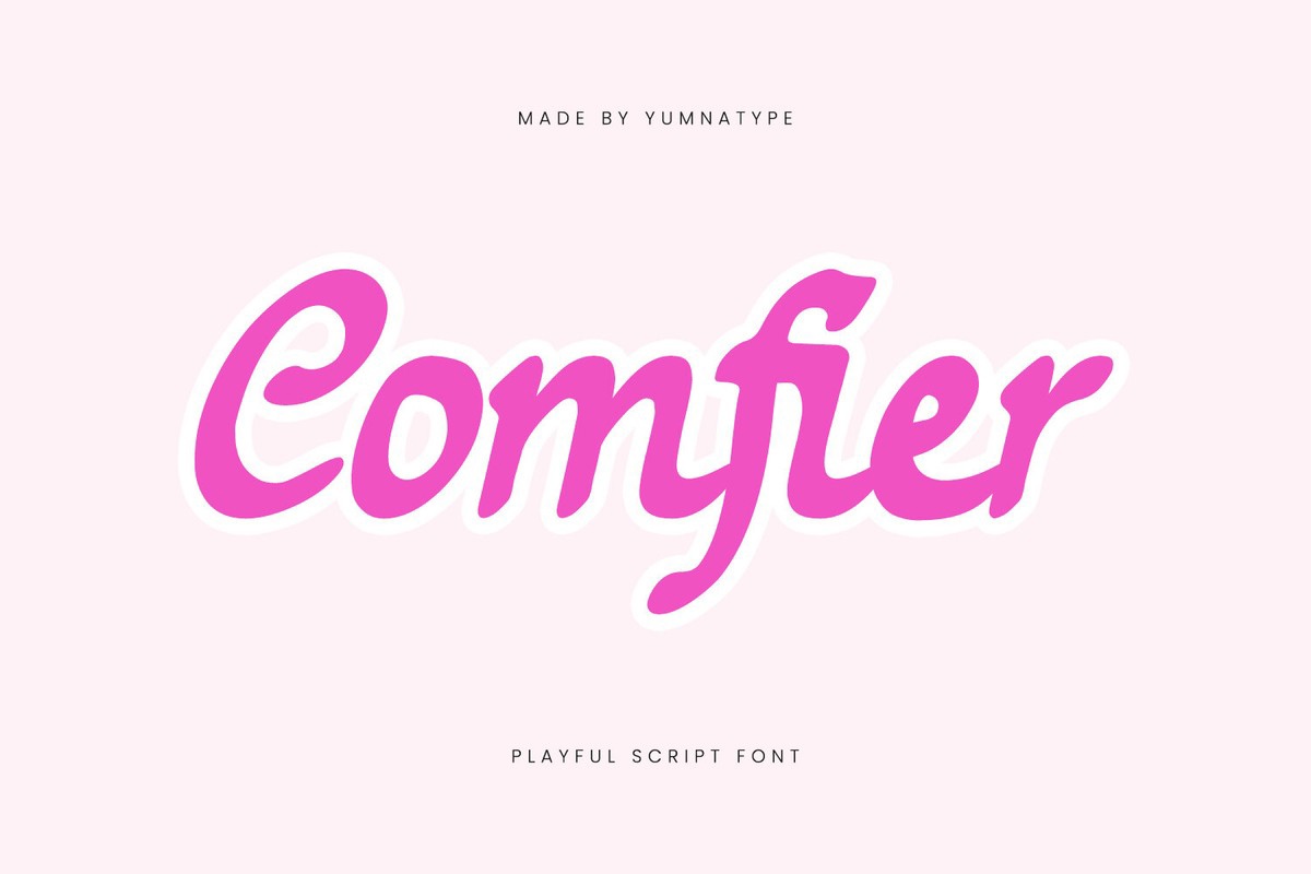Шрифт Comfier