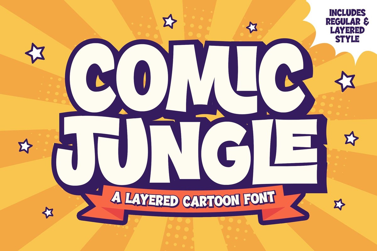Шрифт Comic Jungle