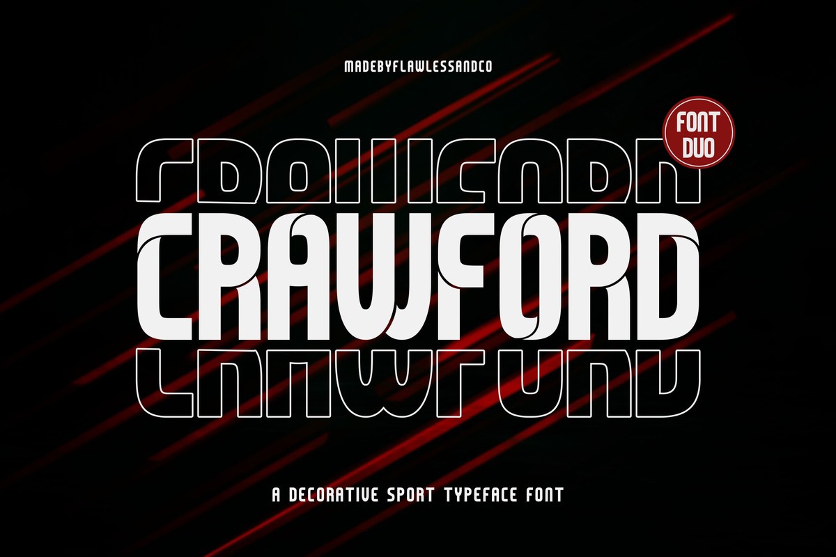 Шрифт Crawford