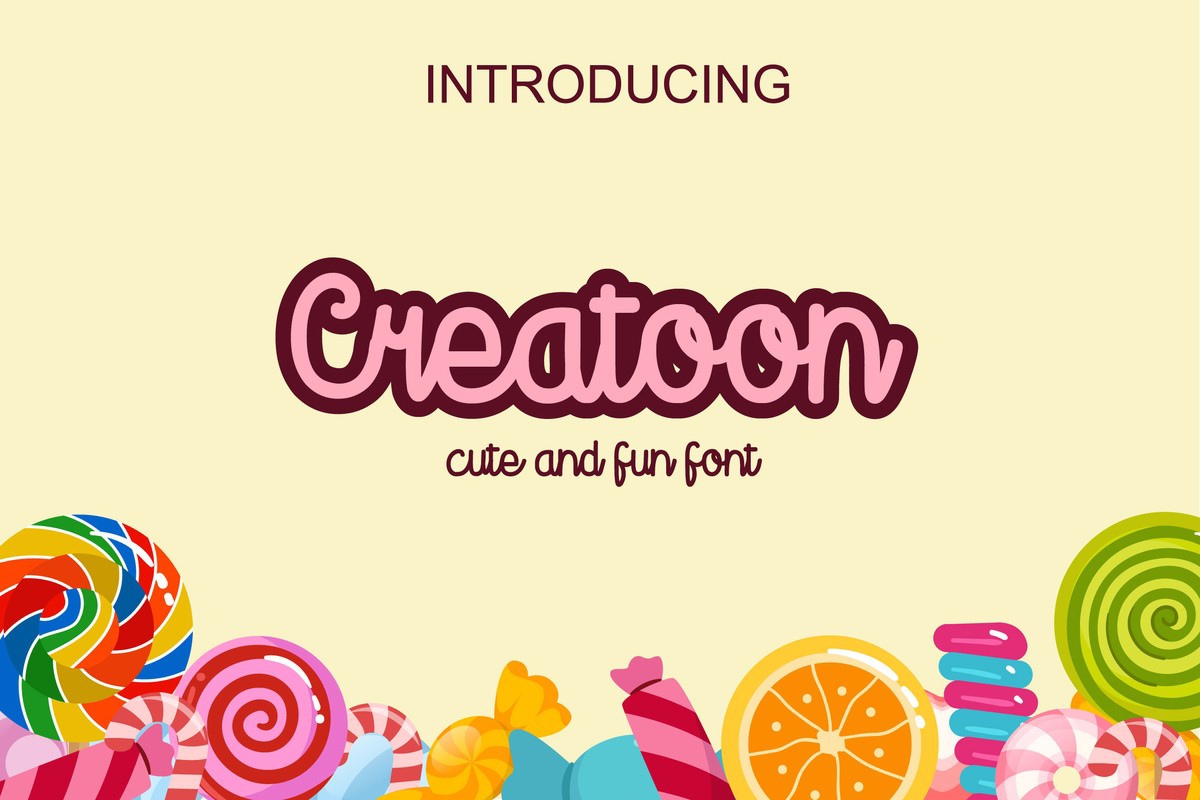 Шрифт Creatoon