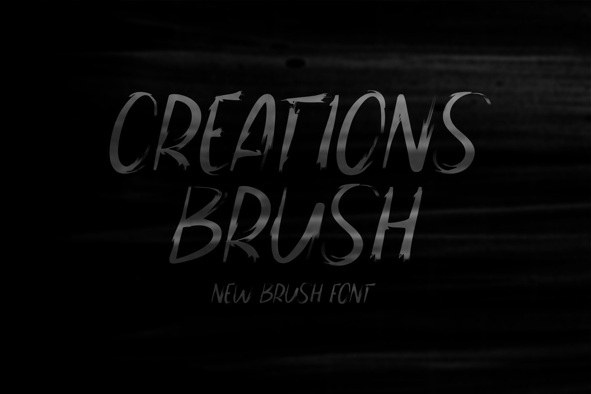 Шрифт Creations Brush