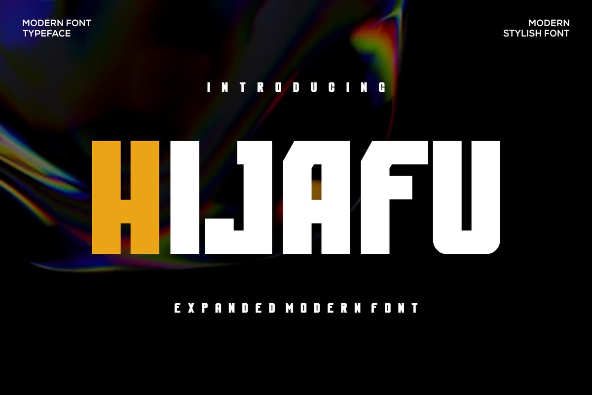 Шрифт Hijafu