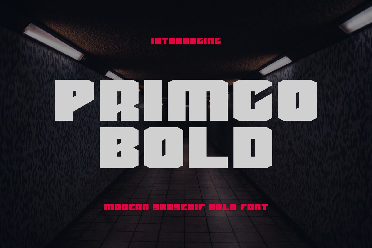 Шрифт Primco Bold