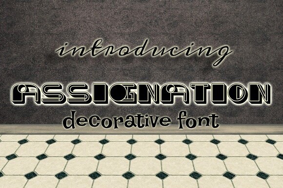 Шрифт Assignation