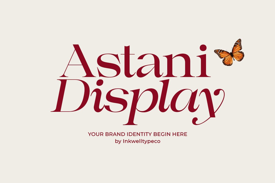 Шрифт Astani Display
