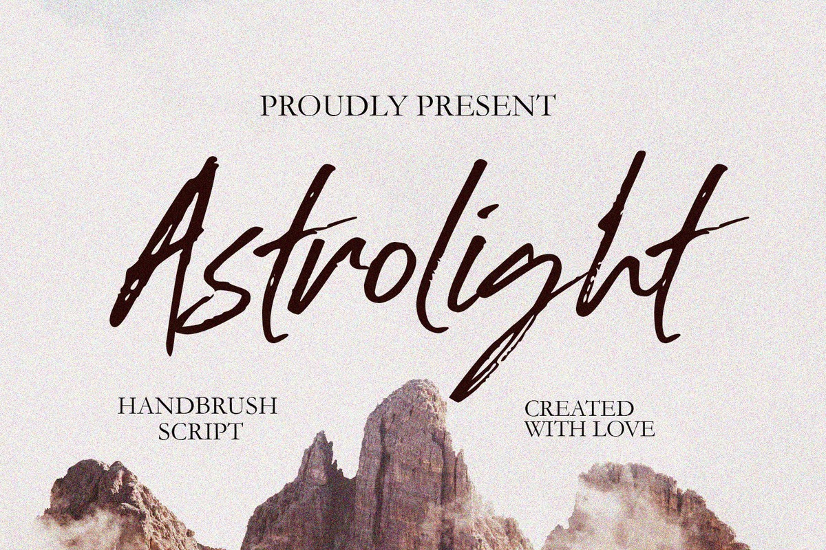 Шрифт Astrolight