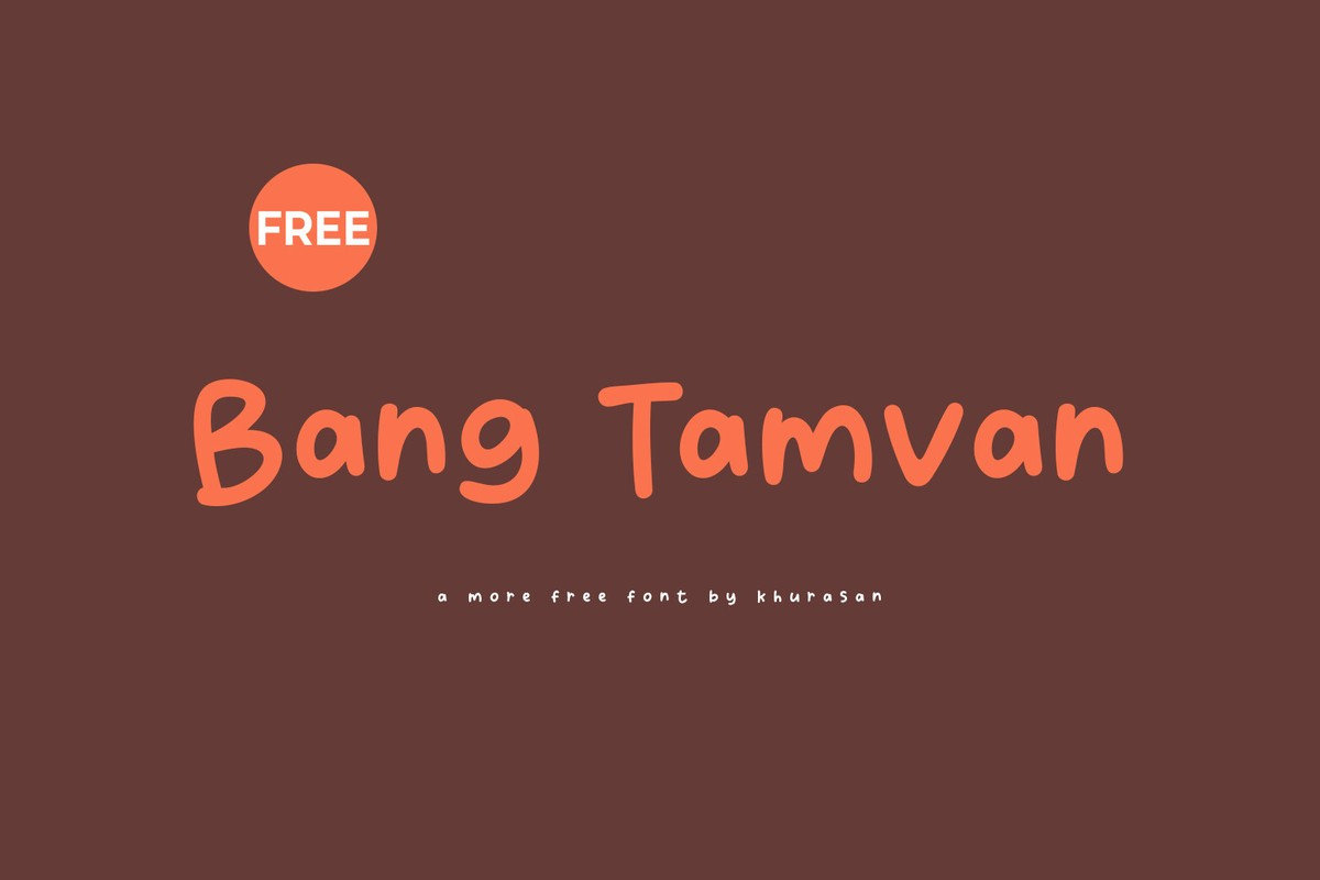 Шрифт Bang Tamvan